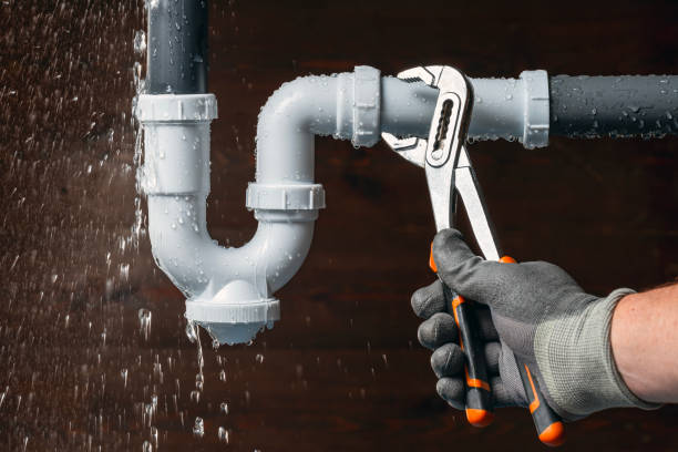 Professional Water Line Repair technician working in Pennington, NJ
